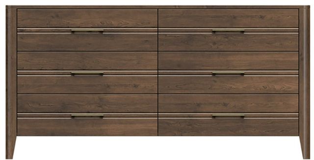 Country View Woodworking Westroom Bedroom Brown Maple 66" Dresser-0