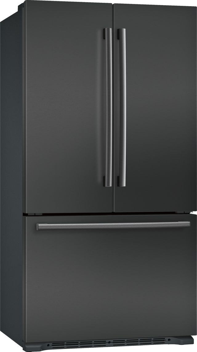 Bosch® 800 Series 20.7 Cu. Ft. Counter Depth 3 Door Refrigerator-Black Stainless Steel-0