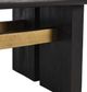 Classic Home Larson Carbon Black 96" Dining Table-4