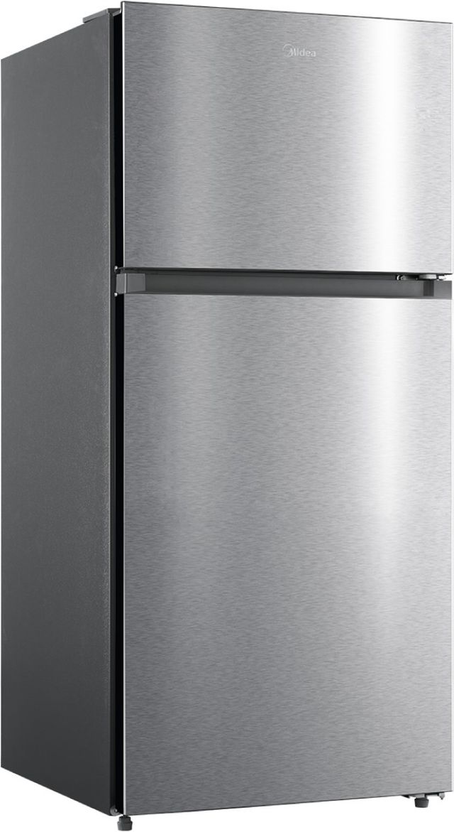 Midea 28" 14.2 Cu. Ft. Fingerprint Resistant Stainless Steel Garage Ready Counter Depth Top-Freezer Refrigerator-3