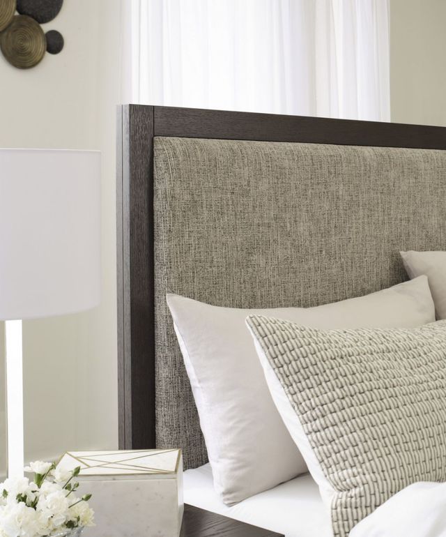 Signature Design by Ashley® Burkhaus Brown California King Upholstered Bed-3