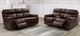 Furniture of America® Antenor Brown Power Reclining Loveseat-2
