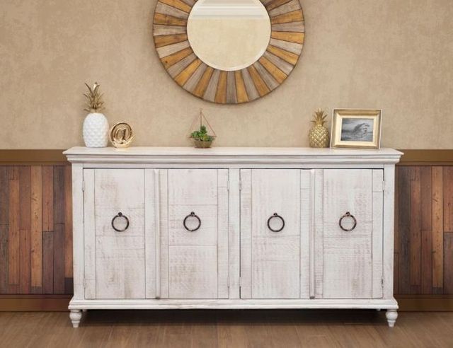 International Furniture Direct Capri Ivory Console-1