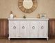International Furniture Direct Capri Ivory Console-1