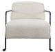 YHD Leilah Polar White Accent Chair-1