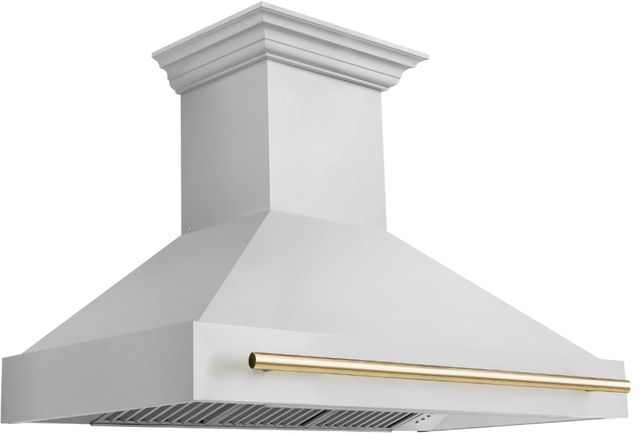 ZLINE Autograph Edition 48" Stainless Steel Wall Mounted Range Hood-1