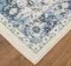 Feizy 39KLF Camellia Ivory/Blue 5'x8' Area Rug-2