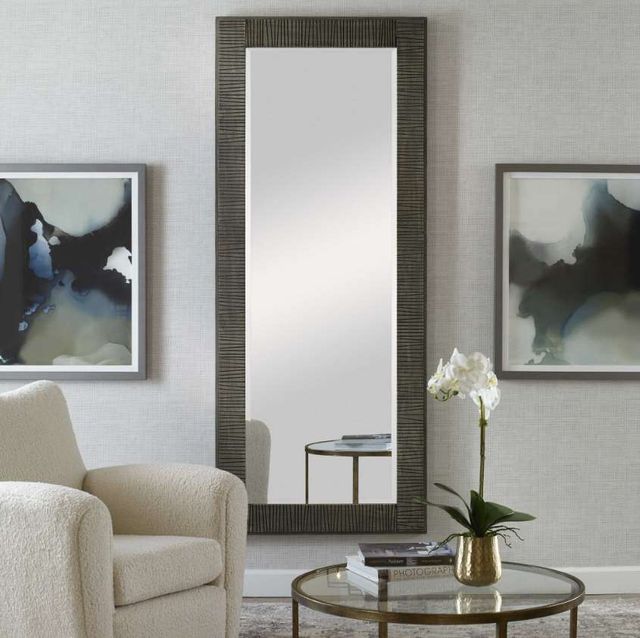 Uttermost® Figaro Aged Gray Wash Mirror-1