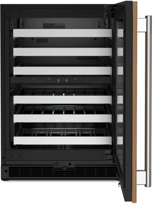 KitchenAid® 24" 4.97 Cu. Ft. Panel Ready Wine Cooler -1