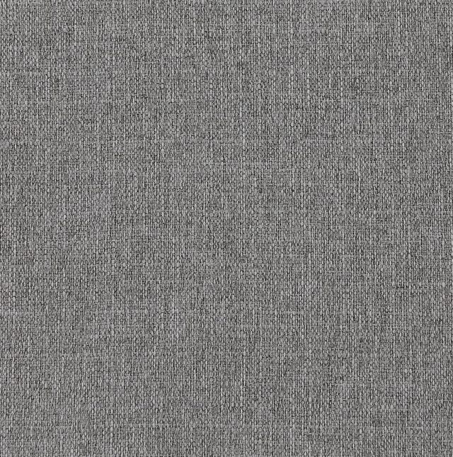 Meridian Furniture Beckham Grey Linen Textured Fabric Ottoman-2