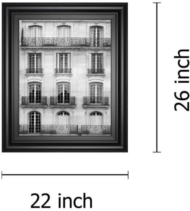 Classy Living Laura Marshall Across The Street I 22" Wall Art-2