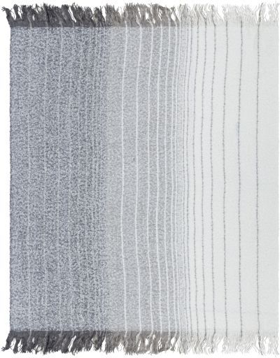 Surya Arrah Medium Gray 50"x60" Throw Blanket-1