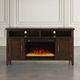 Jofran Inc. Urban Icon Merlot Electric Fireplace Media Console with Crystal Display-1