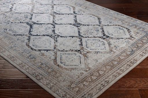 Surya Durham Taupe Blue 5'x7' Area Rug-2