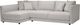 Stylus® Furniture Ames 2-Piece Elliston Oyster Left-Arm Facing Sectional and Chaise-0