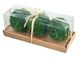 A & B Home 3-Piece Green Artificial Boxwood Decorative Spheres Set-1