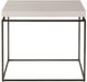 Universal Explore Home™ Modern Farmhouse Preston White Rustic Oak End Table with Pepper Base-1