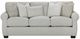 Fusion Furniture Limelight Mineral Beige 91" Sofa-0