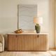 Uttermost® Arik Natural/White 4-Door Cabinet-1