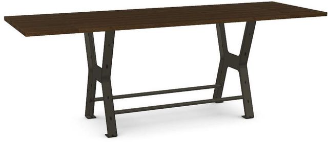 Amisco Customizable Parade 42" Solid Ash Bar Table with Two Leaf's-0