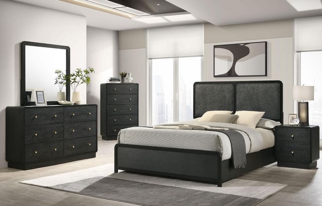 Coaster® Cavelle Black Nightstand-3