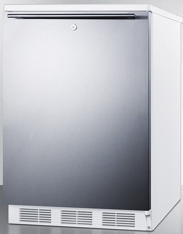 Accucold® by Summit® 24" 5.1 Cu. Ft. Stainless Steel Compact Refrigerator-1