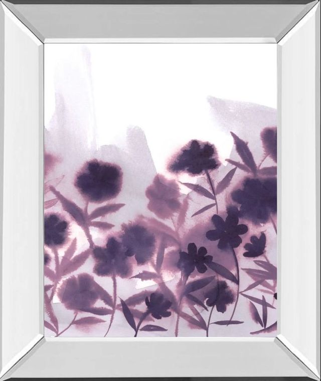 Classy Art Ultra Violets II by Grace Popp Mirror Framed Wall Art-0