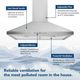 Broan® BWP1 Series 36" Stainless Steel Wall Mounted Range Hood-1