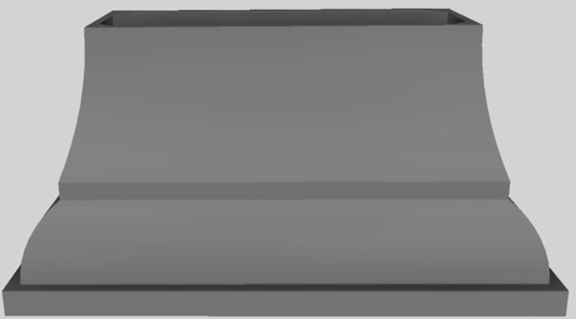 Vent-A-Hood® Designer Series 60" Gunsmoke Island Range Hood-0