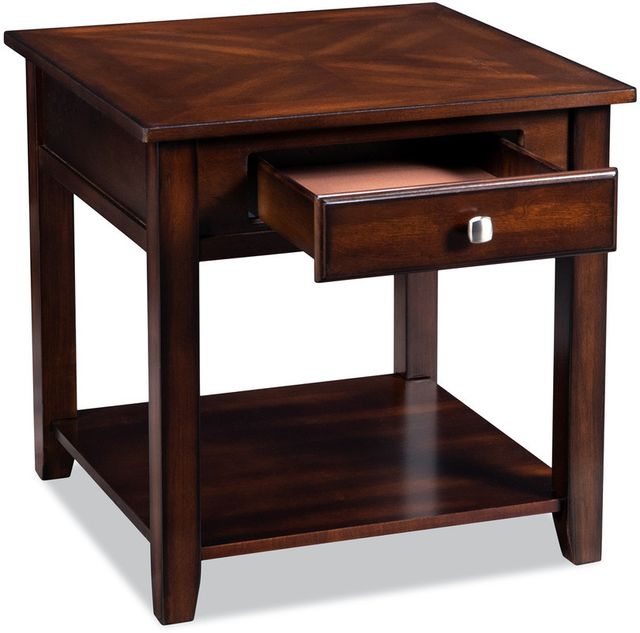 Mazin Furniture Henderson Warm Wood End Table-2