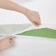 Olliix by Sleep Philosophy White Hypoallergenic 3" Cooling Gel Memory Foam Twin Mattress Topper-3