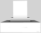 Vent-A-Hood® 36" White Contemporary Island Range Hood-0
