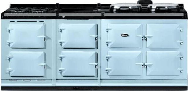 AGA™ eR7 210 Classic Cast Iron 83" Duck Egg Blue Pro Style Dual Fuel Range-0