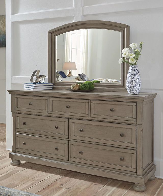 Signature Design by Ashley® Lettner Light Gray Bedroom Mirror-1