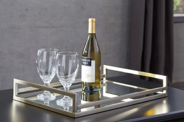 Signature Design by Ashley® Derex Silver Tray-1