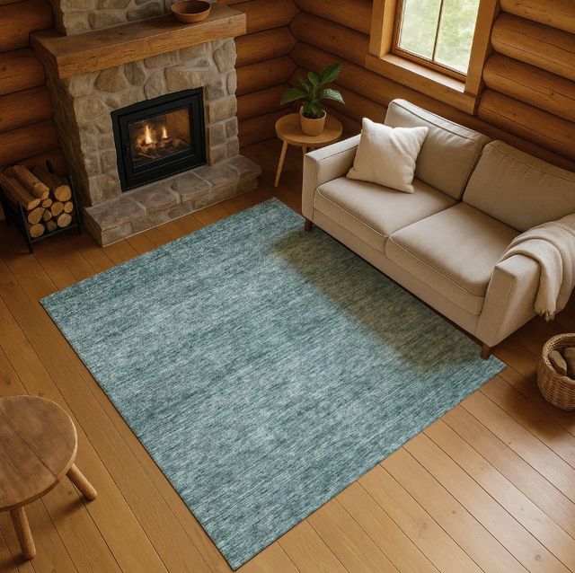 Dalyn™ Rug Company Soft Essentials SE1 Teal 5'x8' Area Rug-1