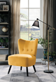 Mazin Furniture Imani Yellow Accent Chair-2