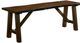 Furniture of America® Mapleton Walnut Bench-0
