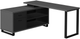 Monarch Specialties Inc. Black/Modern Grey L Shaped Computer Desk-0