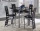 Homelegance® Sona Black/Silver Counter Chair-1