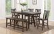 Winners Only® Daphne Deep Gray Counter Dining Table-1