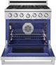 Thor Kitchen® X Series 36" Stainless Steel Premium Freestanding Pro Style LP Gas Range-1
