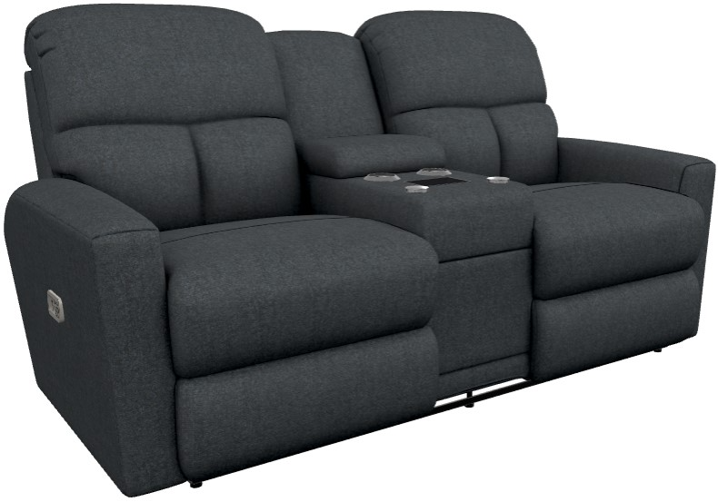 La-Z-Boy® Hawthorn Navy Power Reclining Loveseat with