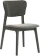 Armen Living Kalia 2-Piece Gray Dining Side Chair Set-3