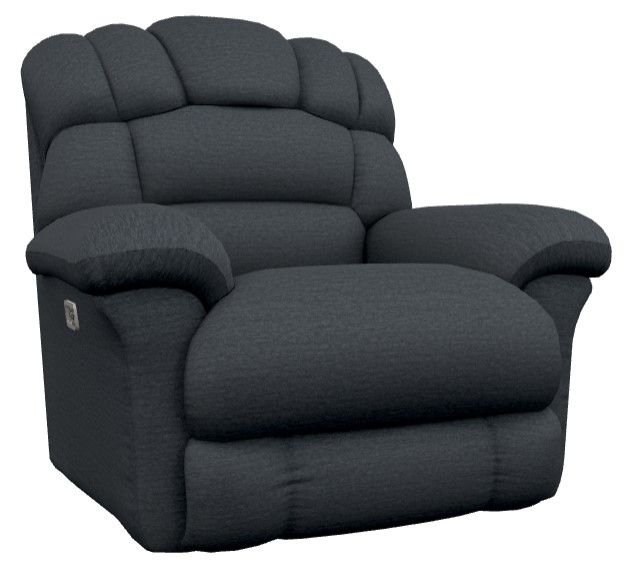 La-Z-Boy® Randell Navy Power Rocking Recliner with Headrest and Lumbar-0