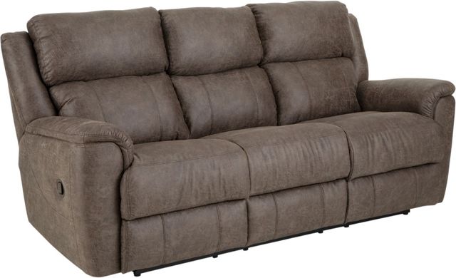 HomeStretch Milan Espresso Manual Reclining Sofa-0