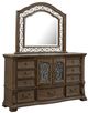 Magnussen Home® Durango Willadeene Brown Dresser and Mirror-0