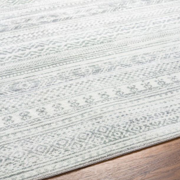 Surya Hera White 4'x6' Area Rug-4