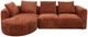ACME Furniture Aceso 3-Piece Rust Brown Sectional Sofa-0