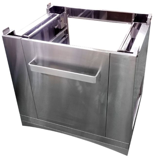 Kucht Professional Stainless Steel Outdoor Movable Cart for Napoli Pizza Oven-3